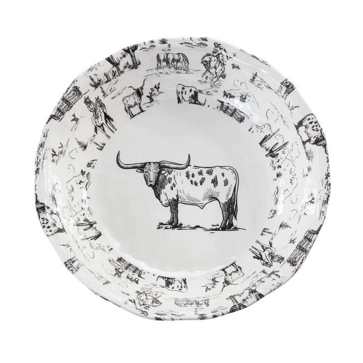 RANCH LIFE 14PC MELAMINE DINNERWARE SET