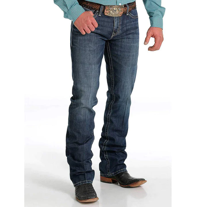 CINCH MEN'S IAN BOOT CUT DARK STONEWASH JEAN