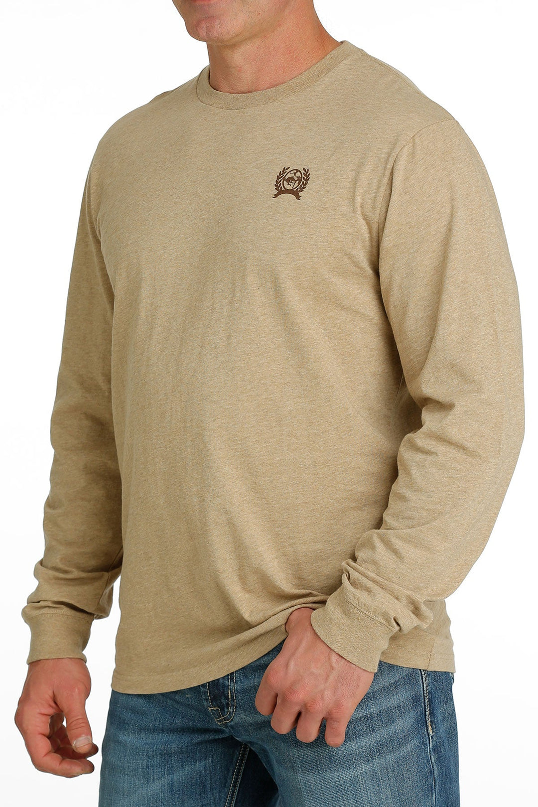 CINCH MEN'S HONKY TONK BAR TEE - KHAKI