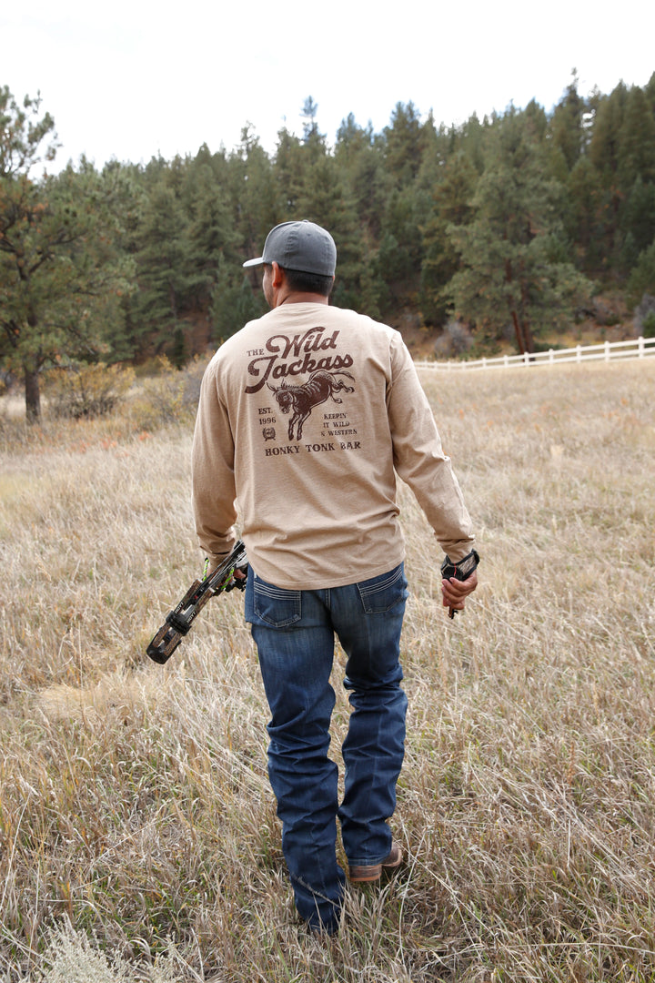 CINCH MEN'S HONKY TONK BAR TEE - KHAKI