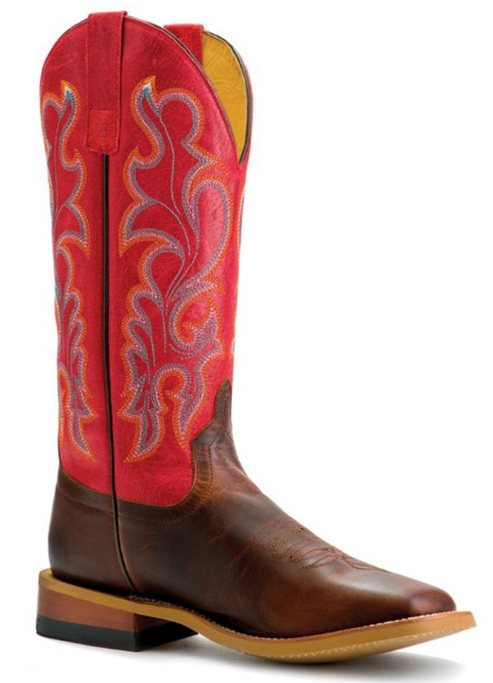 MACIE BEAN "OLD TOWN ROAD" WESTERN LADIES BOOTS in RED