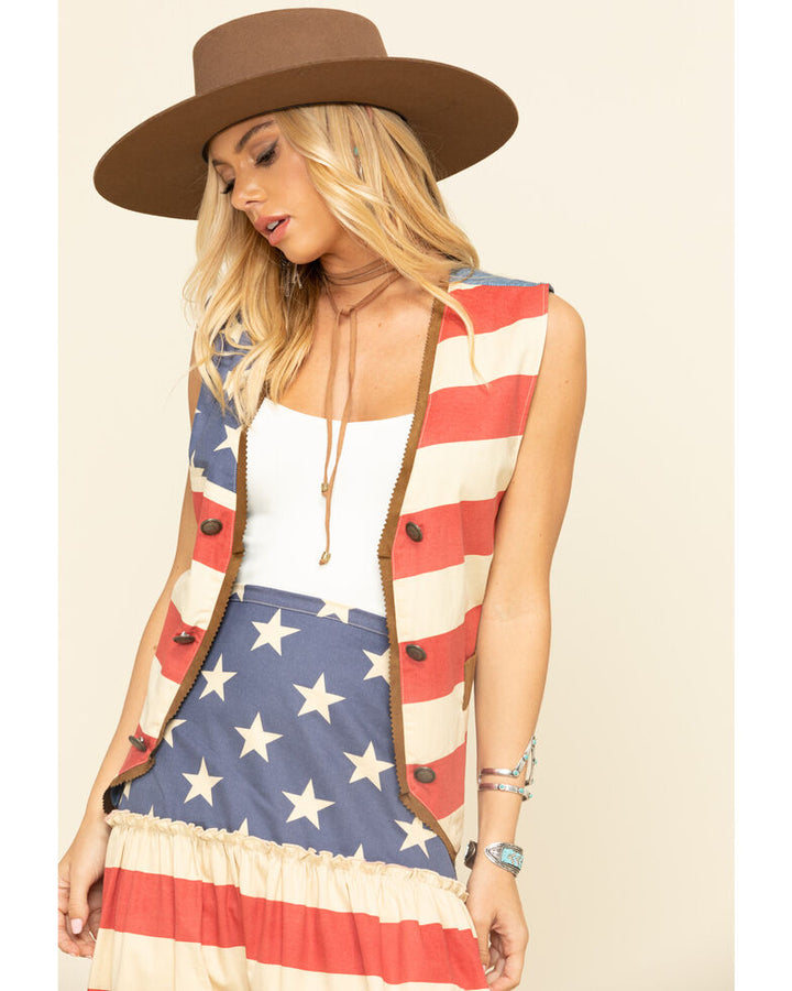 TASHA POLIZZI PATRIOTIC VEST **SALE**