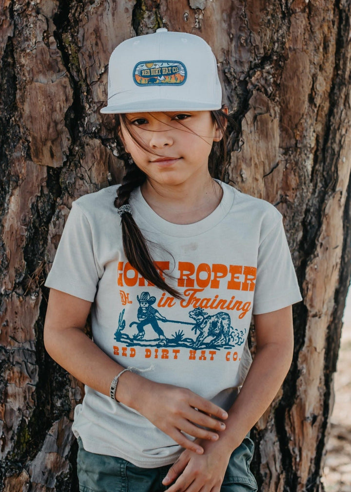 RED DIRT HAT CO GOAT ROPER YOUTH TEE