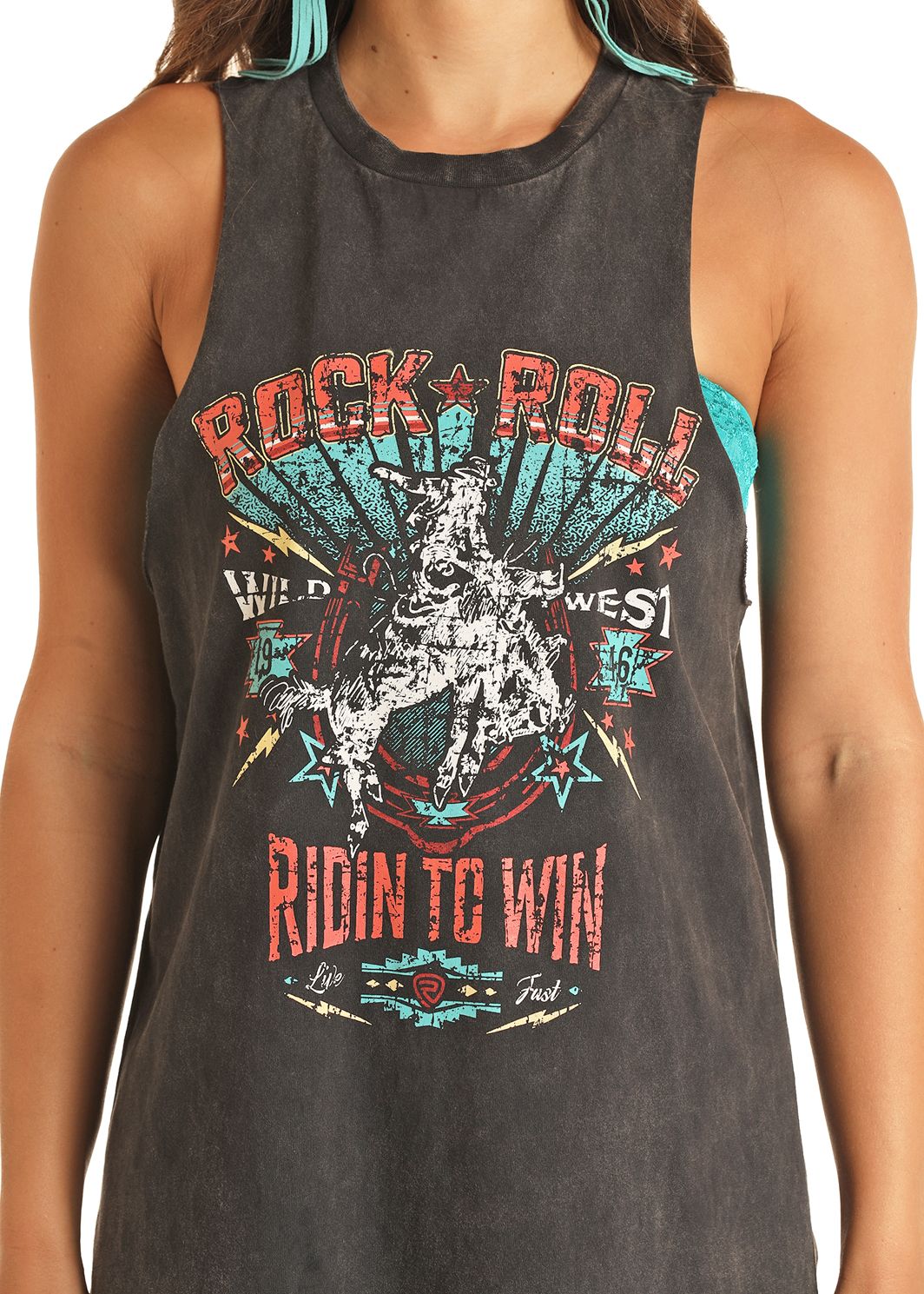 Rock & Roll Women's Vintage Graphic Tank Dress