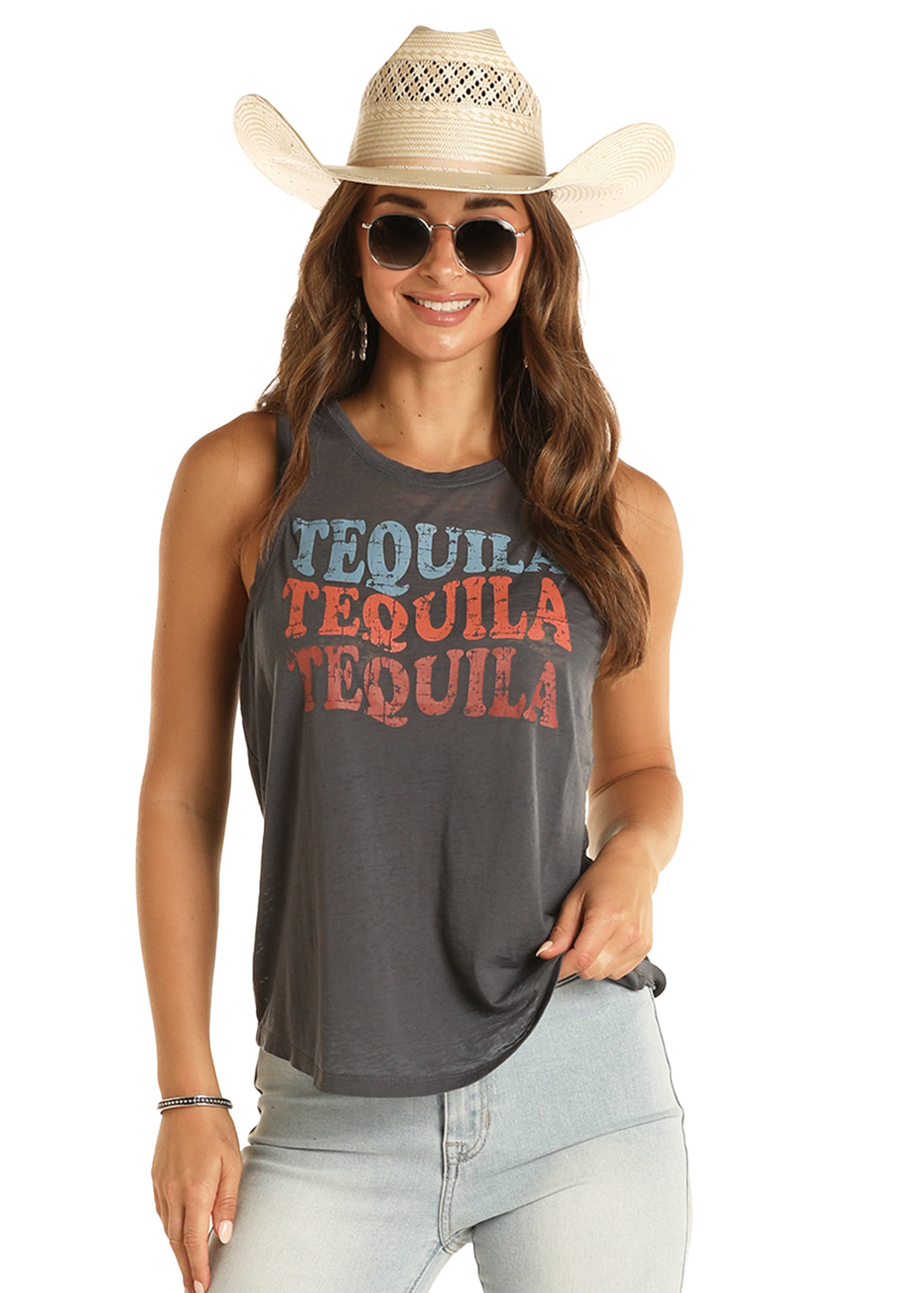 ROCK & ROLL DENIM WOMENS TEQUILA TANK