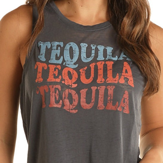 ROCK & ROLL DENIM WOMENS TEQUILA TANK