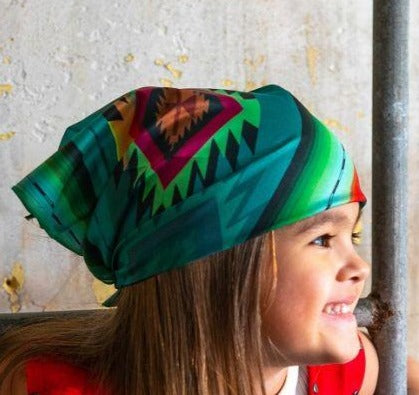 NEON GREEN SERAPE MINI WILD RAG