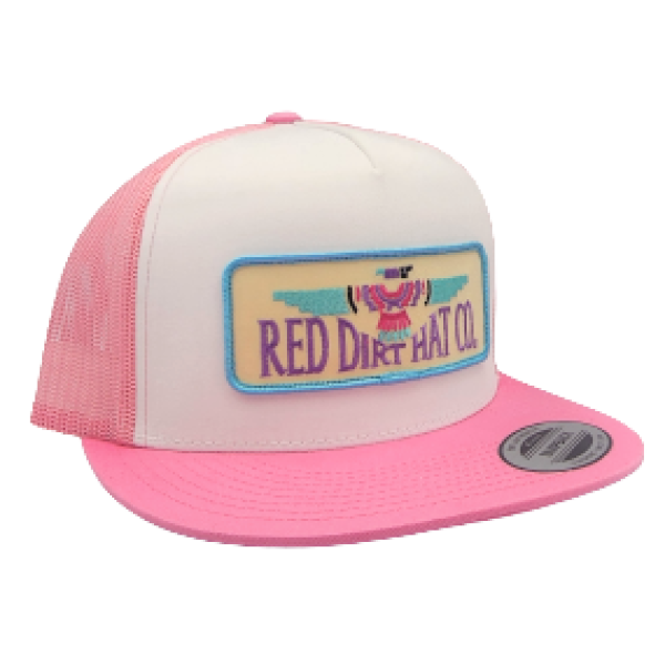 RED DIRT HAT CO THUNDERBIRD HAT in PINK
