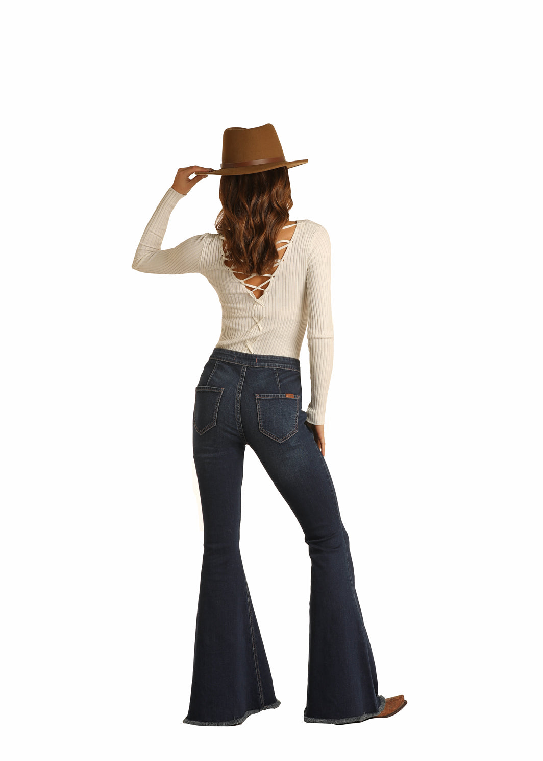 Rock & Roll Women's Denim High Rise Bell Bottoms