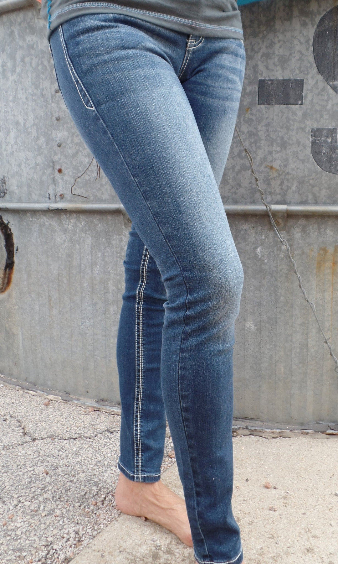 Charme By Grace In LA Skinny Jeans