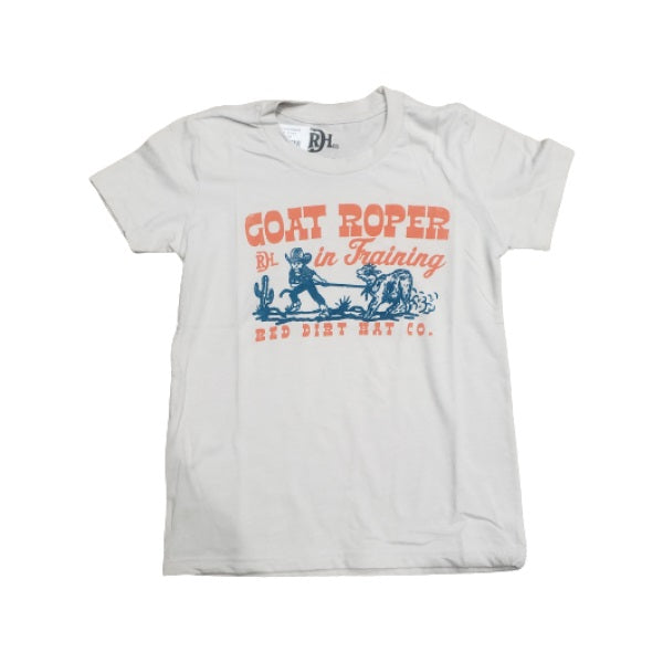 RED DIRT HAT CO GOAT ROPER YOUTH TEE