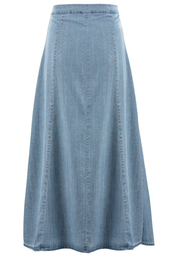 TASHA POLIZZI HARPER DENIM TENCELI SKIRT **SALE**