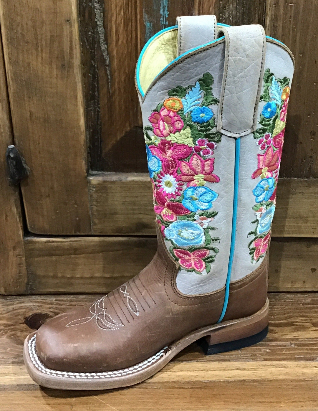 MACIE BEAN GIRL'S FLORAL EMBROIDERY BOOT