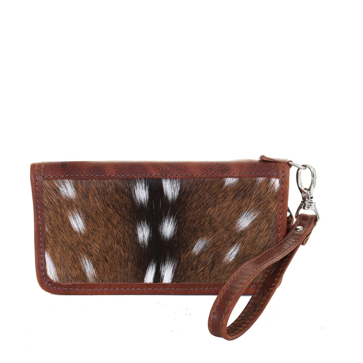 DOUBLE J SADDLERY LADIES AXIS ZIPPER WRISTLET WALLET