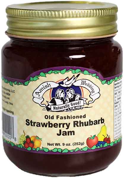 Strawberry Rhubarb Jam 9oz