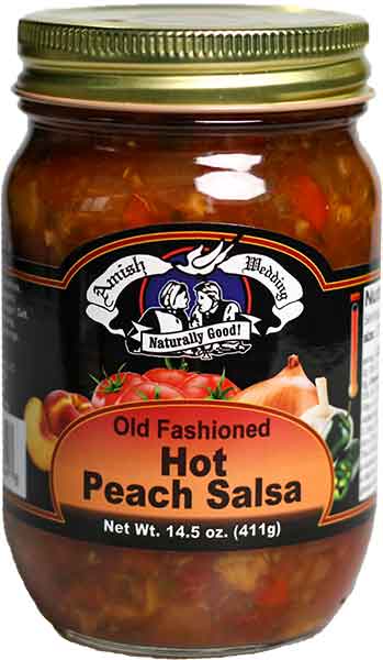 Hot Peach Salsa 14.5oz