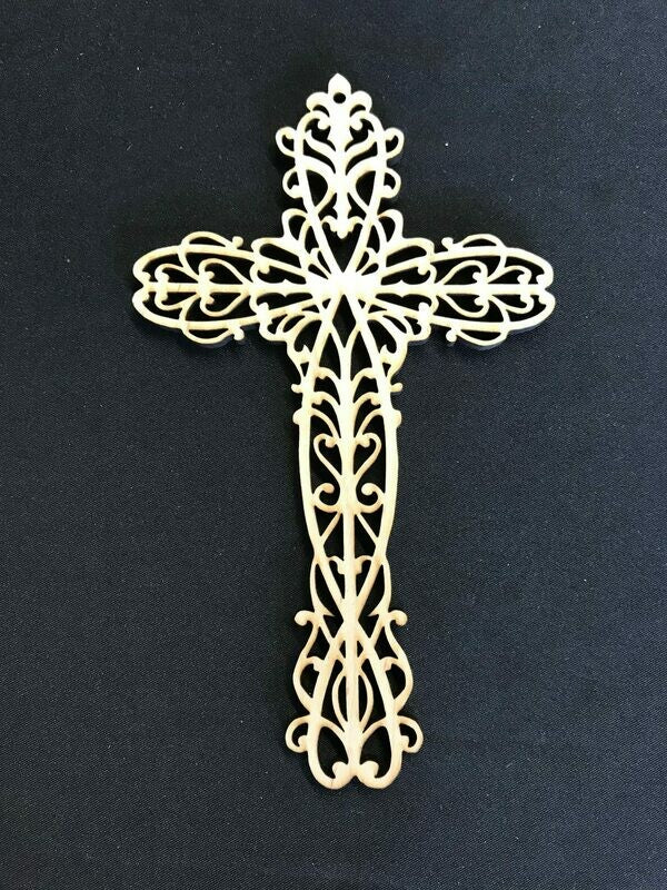 7inch Wood Cross Majesty"