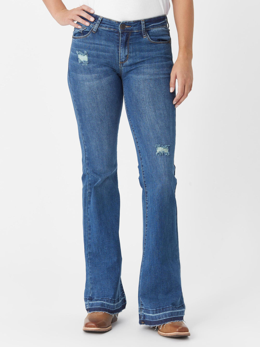 CC Women's Free - Flare Mid Rise Jeans