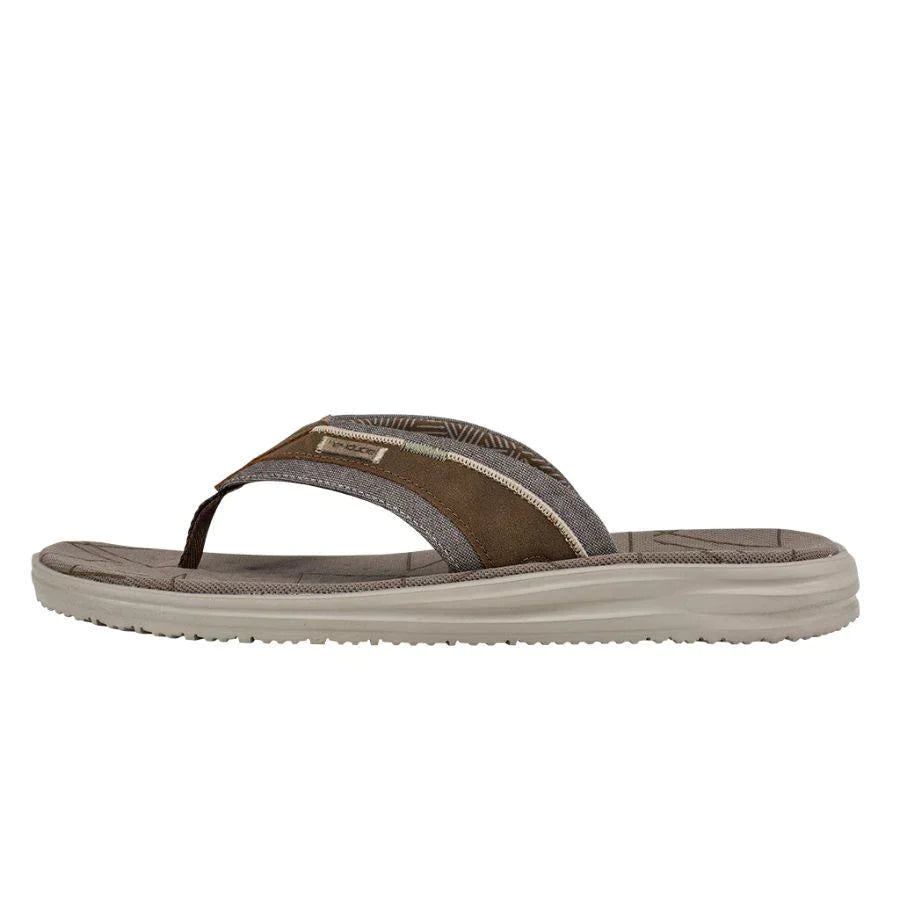 HEY DUDE SAMI FREE BROWN MEN'S SANDAL