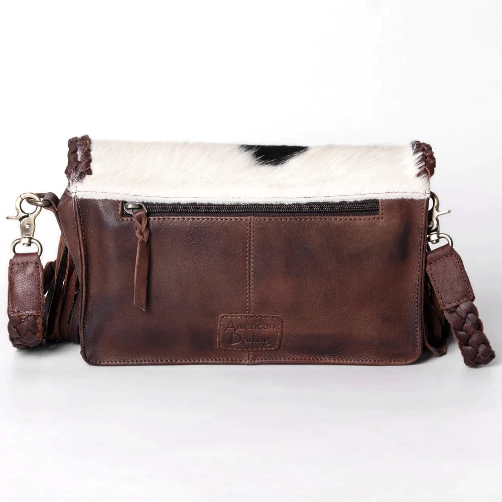 AMERICAN DARLING COWHIDE CROSSBODY WITH FRINGE