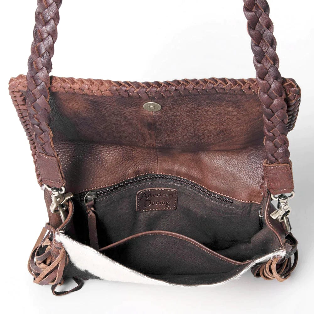 AMERICAN DARLING COWHIDE CROSSBODY WITH FRINGE