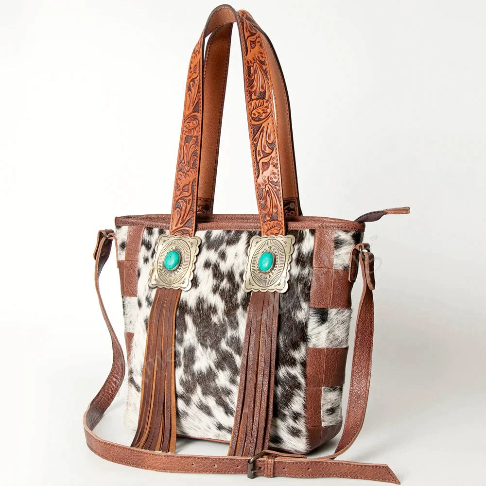 AMERICAN DARLING LARGE CONCEALED COWHIDE LEATHER TOTE