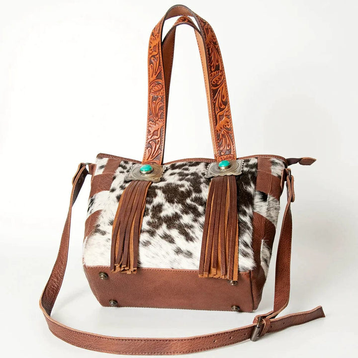 AMERICAN DARLING LARGE CONCEALED COWHIDE LEATHER TOTE